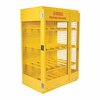 Vestil Yellow Cylinder Cabinet Horizontal 12 Cylinder Capacity CYL-H-12